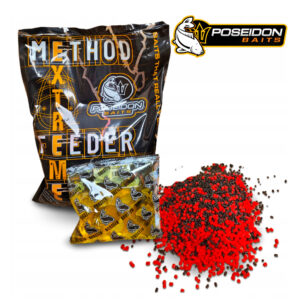 METHOD FEEDER SET /800g PELLET 1,5mm + 200ml BOOSTER